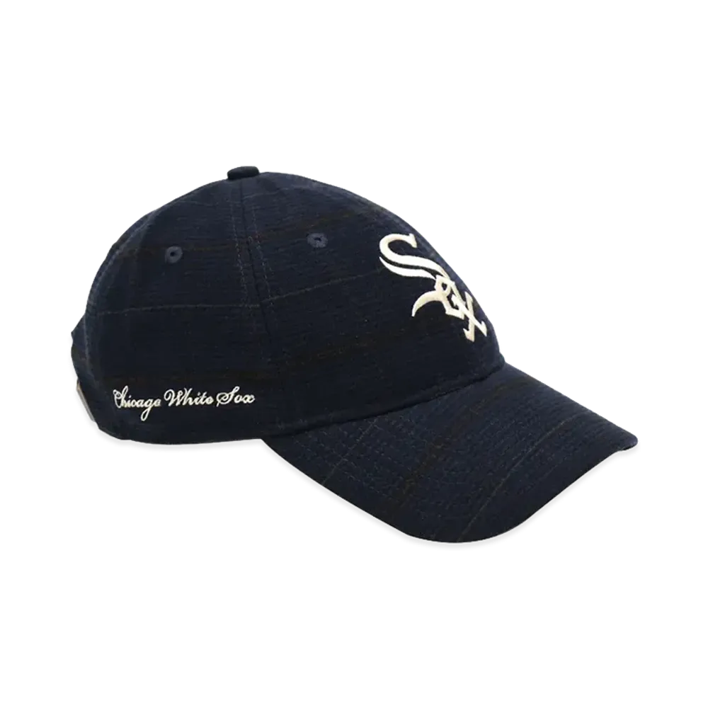 NEW ERA x THE CAP 9Twenty Woven Scorch Chicago White Sox "Navy/Check"