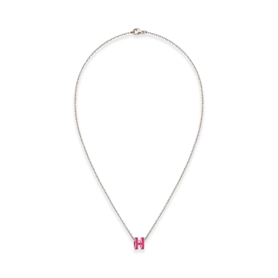 Hermes Mini Pop H Pendant "Rose Gold/Rose Extreme"