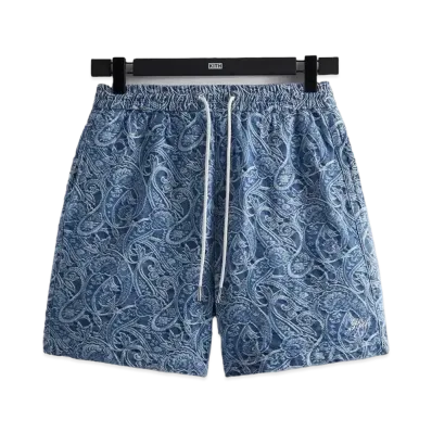 Kith Japanese Indigo Paisley Active Short "Indigo"