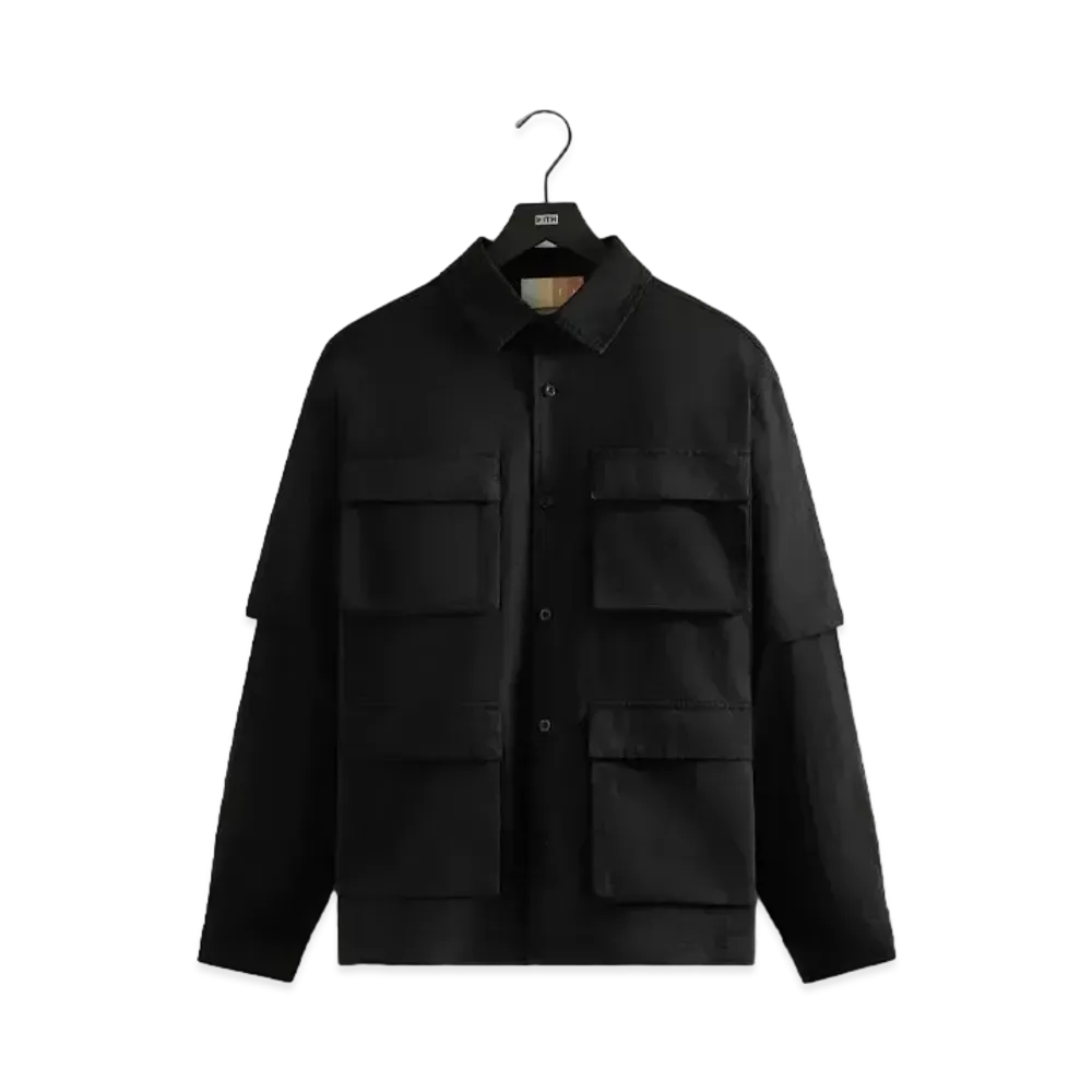 Kith Hyatt Double Sleeve Shirt "Black"