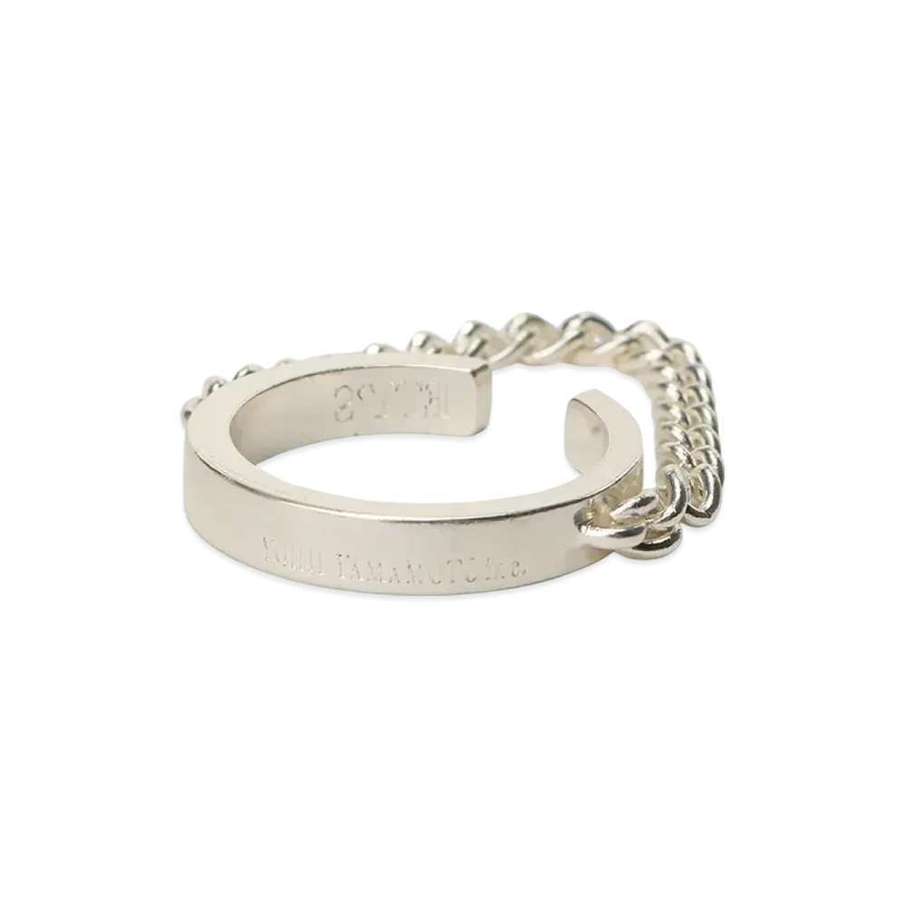 S'YTE Brass Chain Ear Cuff Chain Ring "Silver"
