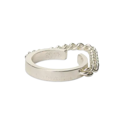 S'YTE Brass Chain Ear Cuff Chain Ring "Silver"