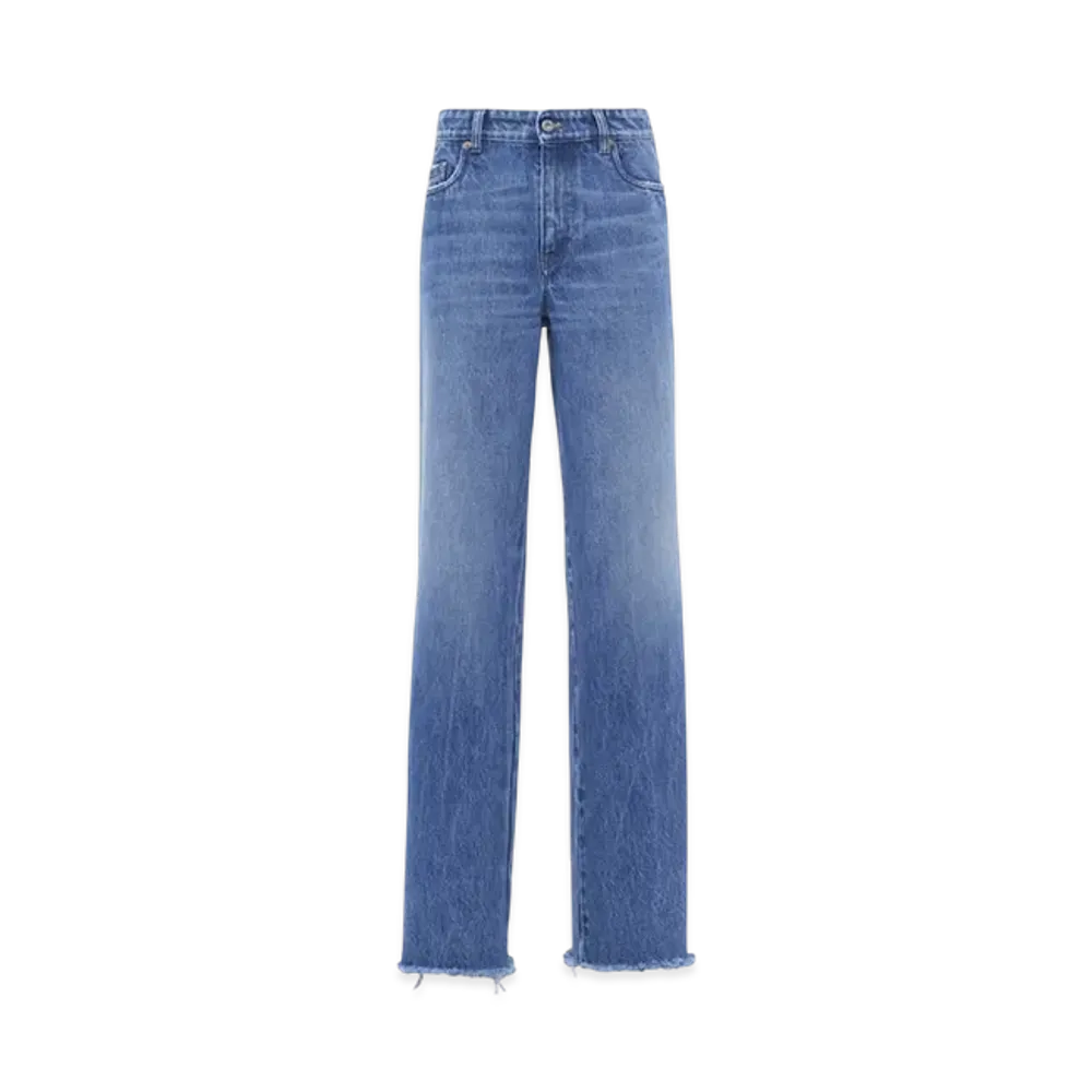 MIU MIU Women's Five Pocket Denim Jeans "Navy"