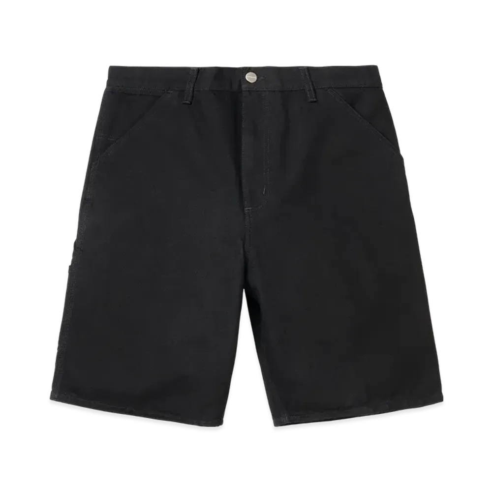 Carhartt WIP Single Knee Short "Black(Rinsed)"