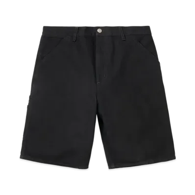 Carhartt WIP Single Knee Short "Black(Rinsed)"
