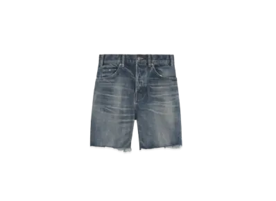 CELINE Bermuda Skate Pants / Dark Union Wash Denim "Dark Union Wash"