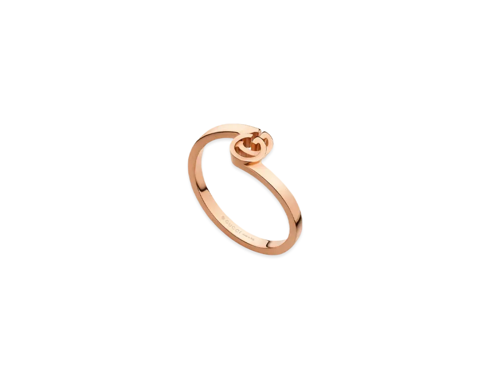 GUCCI Rose Gold GG Ring "Pink"