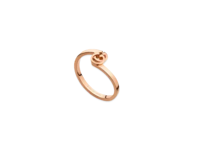 GUCCI Rose Gold GG Ring "Pink"