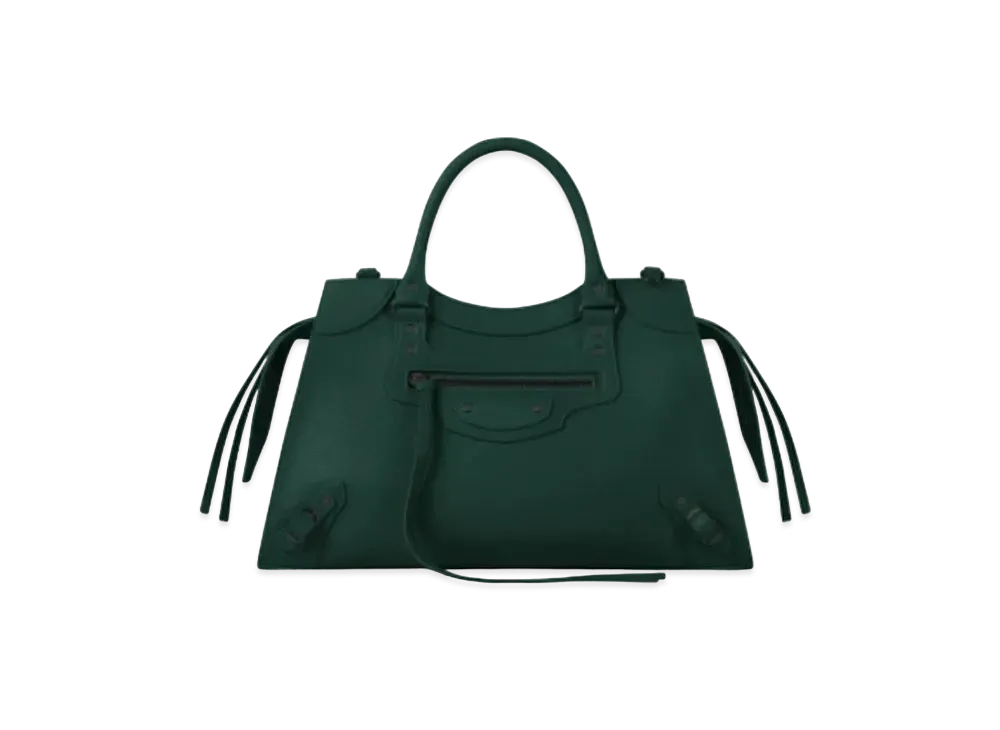 BALENCIAGA Neo Classic Medium Handbag "Green"