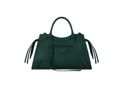 BALENCIAGA Neo Classic Medium Handbag "Green"