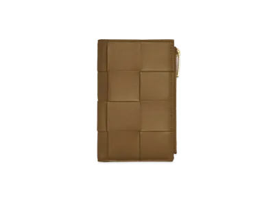 Bottega Veneta Bifold Zip Wallet "Acorn"