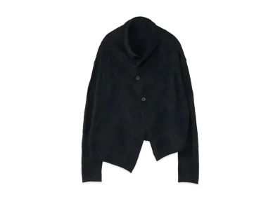 Yohji Yamamoto Y's DOT NUMBER LINKS OFF NECK BUTTON SHORT LENGTH CARDIGAN "Beige"