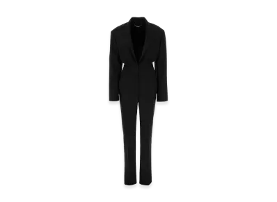 STELLA McCARTNEY Women's Wool Jumpsuit "Black"