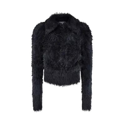 MARTINE ROSE Hairy Jacket "Black"