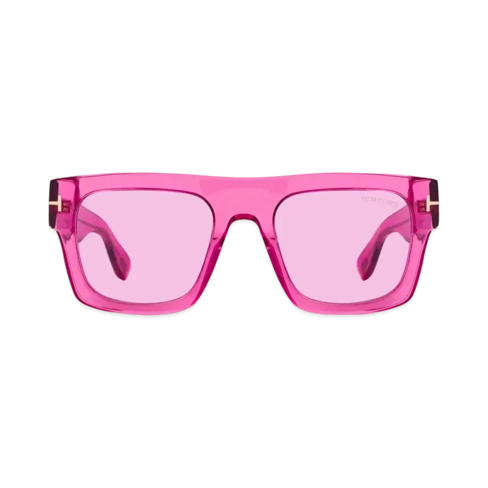TOM FORD Fausto Sunglasses "Shiny Fuxia/Bordeaux"