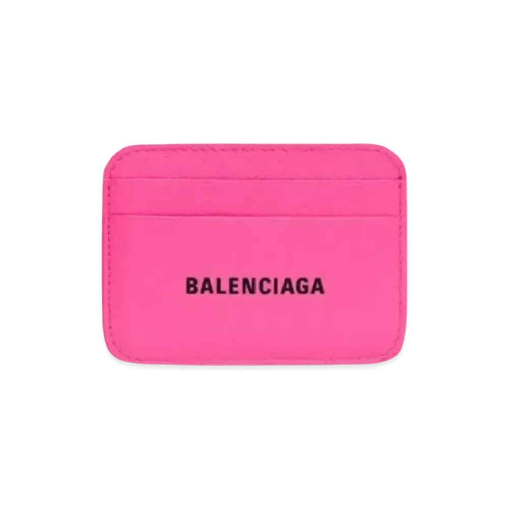 BALENCIAGA Cash Card Holder Full O "Pink"