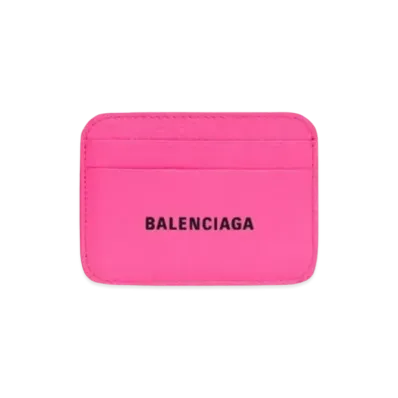 BALENCIAGA Cash Card Holder Full O "Pink"
