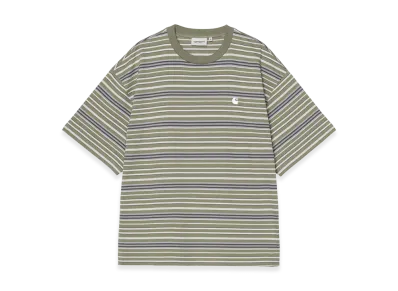 Carhartt WIP S/S Zane T-Shirt "Zane Stripe/Dollar Green"
