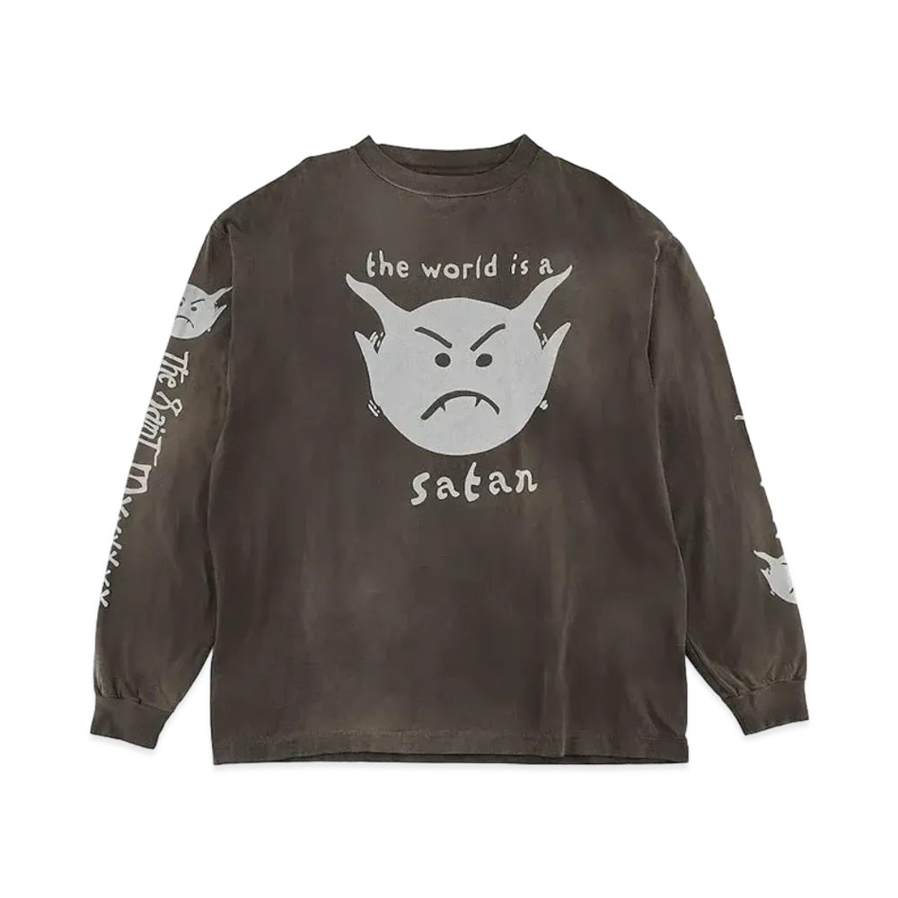 SAINT Mxxxxxx LS TEE SATAN "Black"