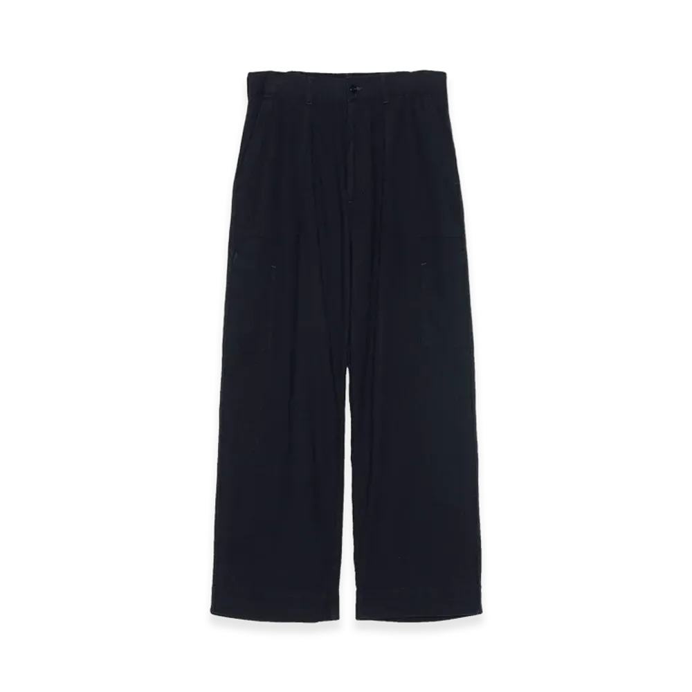 nanamica Silk Nep Cotton Twill Deck Pants "Navy"