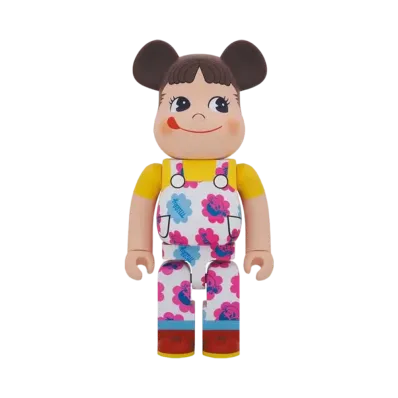 Bearbrick Peko-chan Milky 70th Anniversary Design 1000%