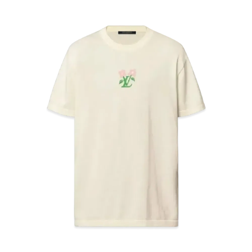 Tyler, The Creator x Louis Vuitton Short Sleeved Cotton Knitted Crewneck "Egg Shell"