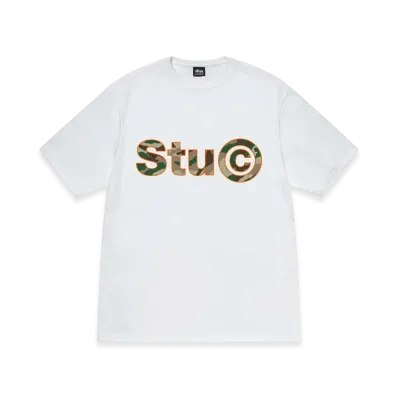 Stussy Stu C. Camo Tee "White"