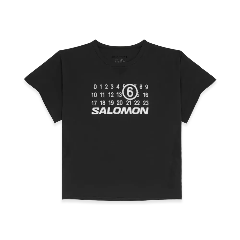 MM6 Maison Margiela x Salomon Men's Sneaker Print T-Shirt "Black"