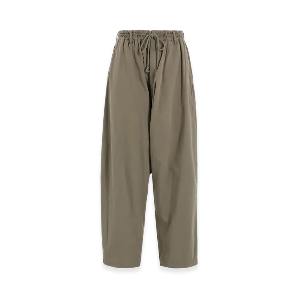 S'YTE Brushed Washer Finish Broad Sarouel Pants "Khaki"