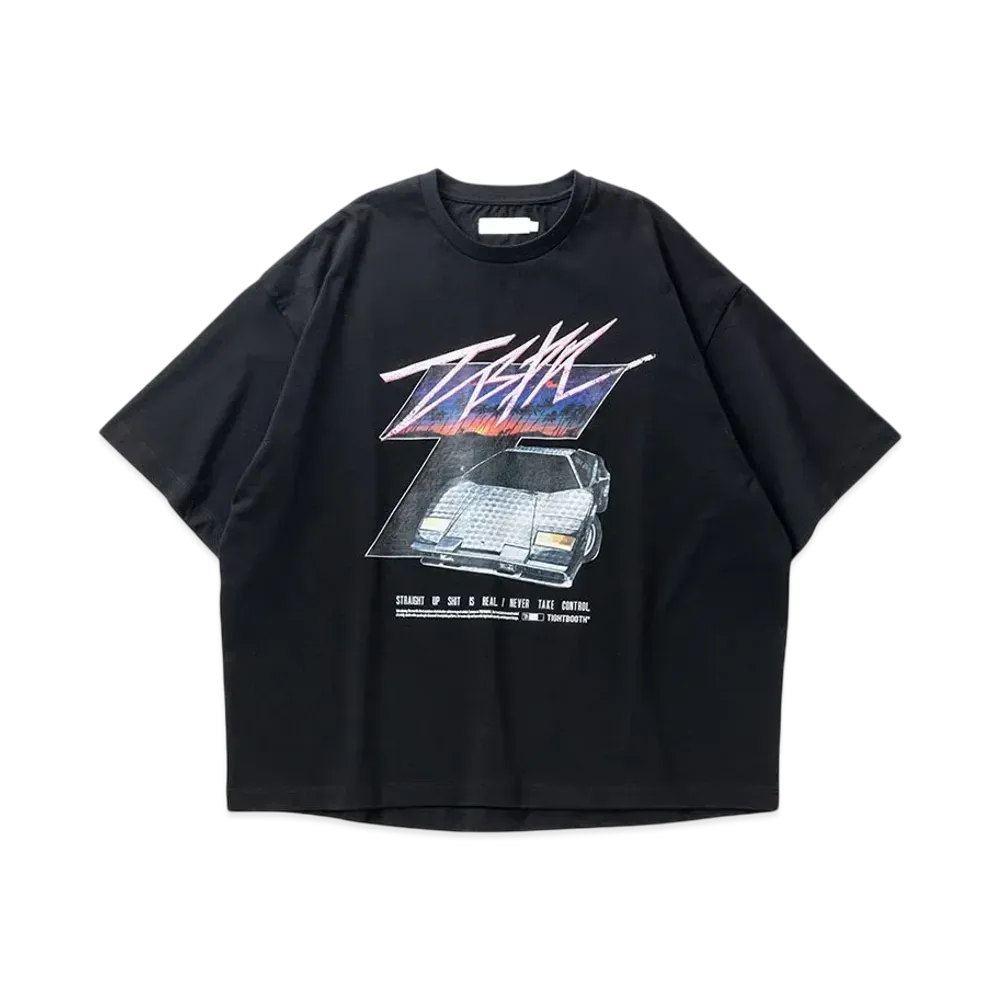TIGHTBOOTH Initial T T-Shirt "Black"