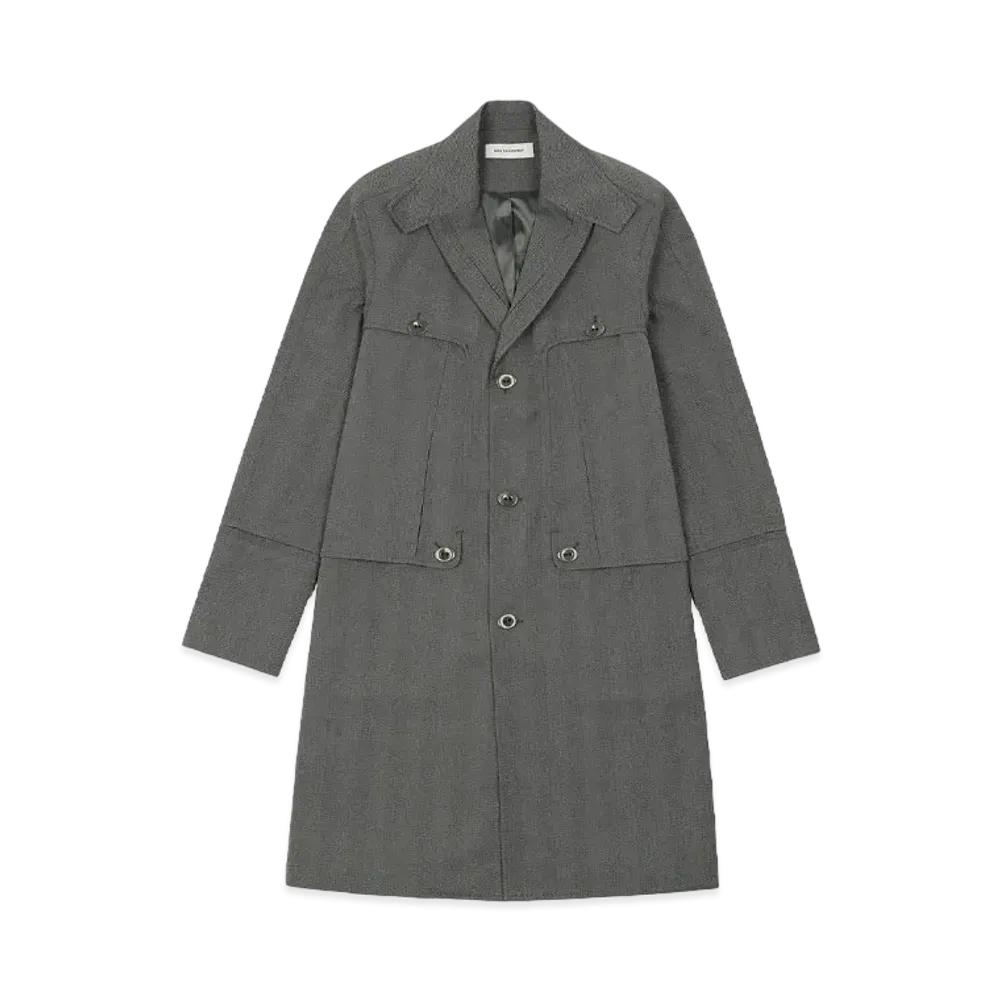 KIKO KOSTADINOV Brecht Coat "Grey Dove"