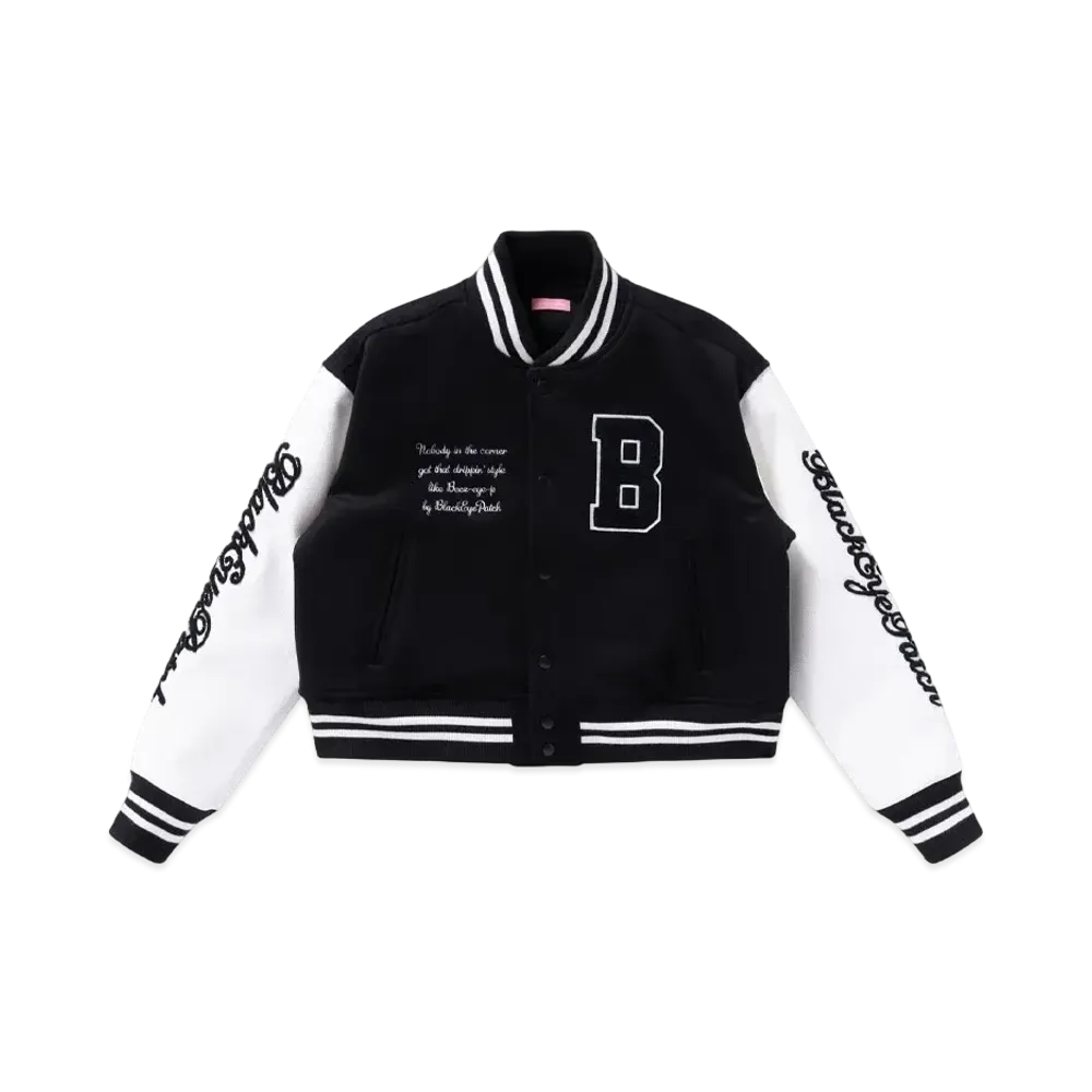 Blackeyepatch Big B Varsity Jacket "Black"