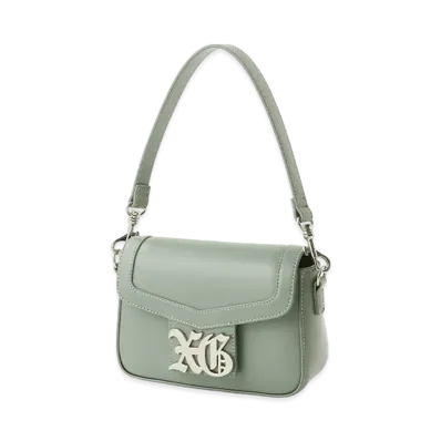 X-Girl Old English Logo Buckle 2Way Faux Leather Bag "Olive"