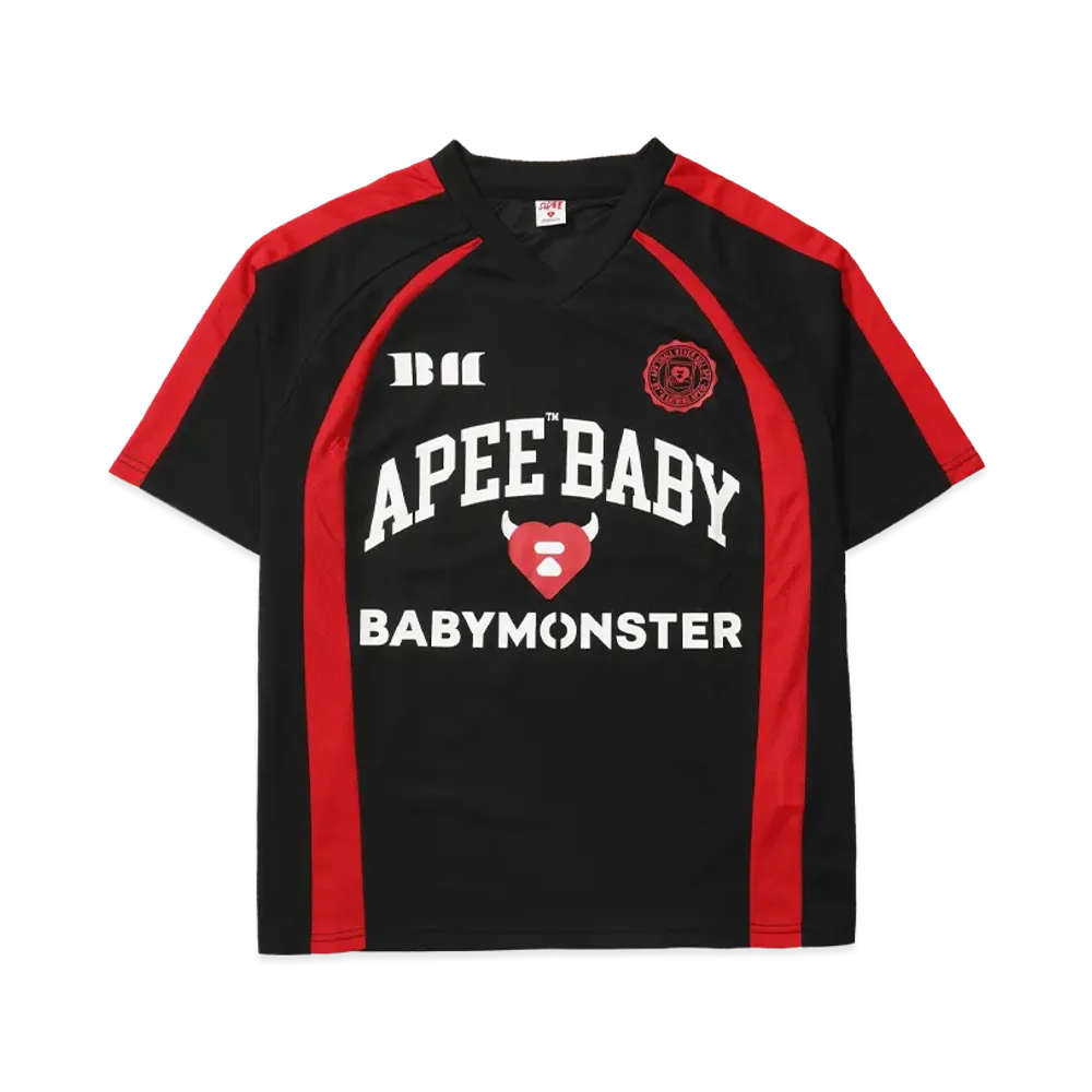 A BATHING APE x BABY MONSTER Women's APEE Baby Print Tee #1 "Black"