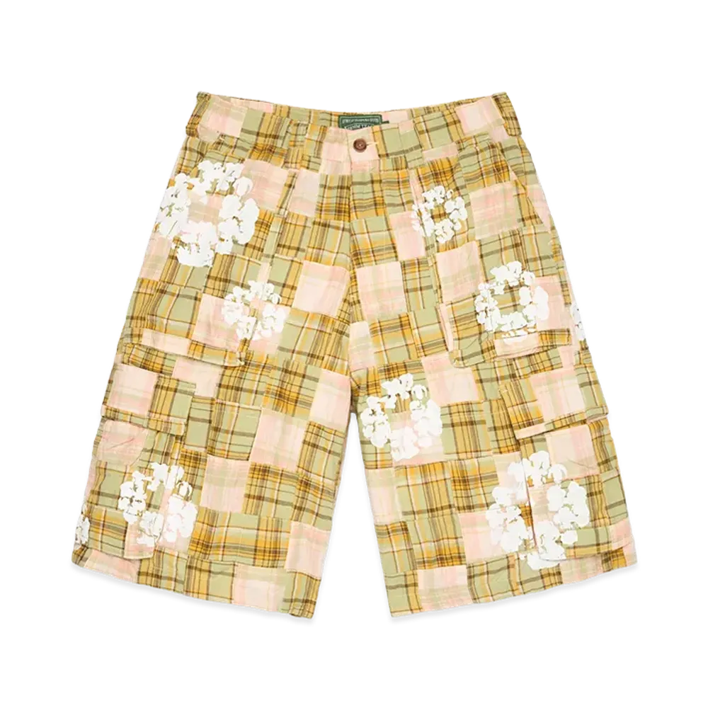 DENIM TEARS Cotton Wreath Cargo Short "Multi"