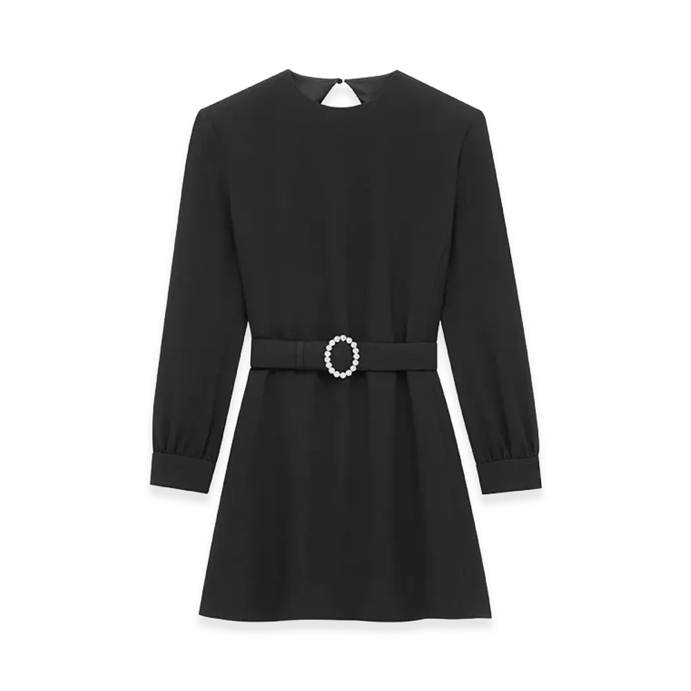 Saint Laurent Women's Robe Sable Saint Laurent Women's Organique "Black"