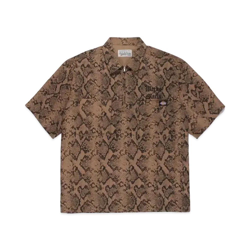 WACKO MARIA DICKIES / PYTHON WORK SHIRT "Beige"