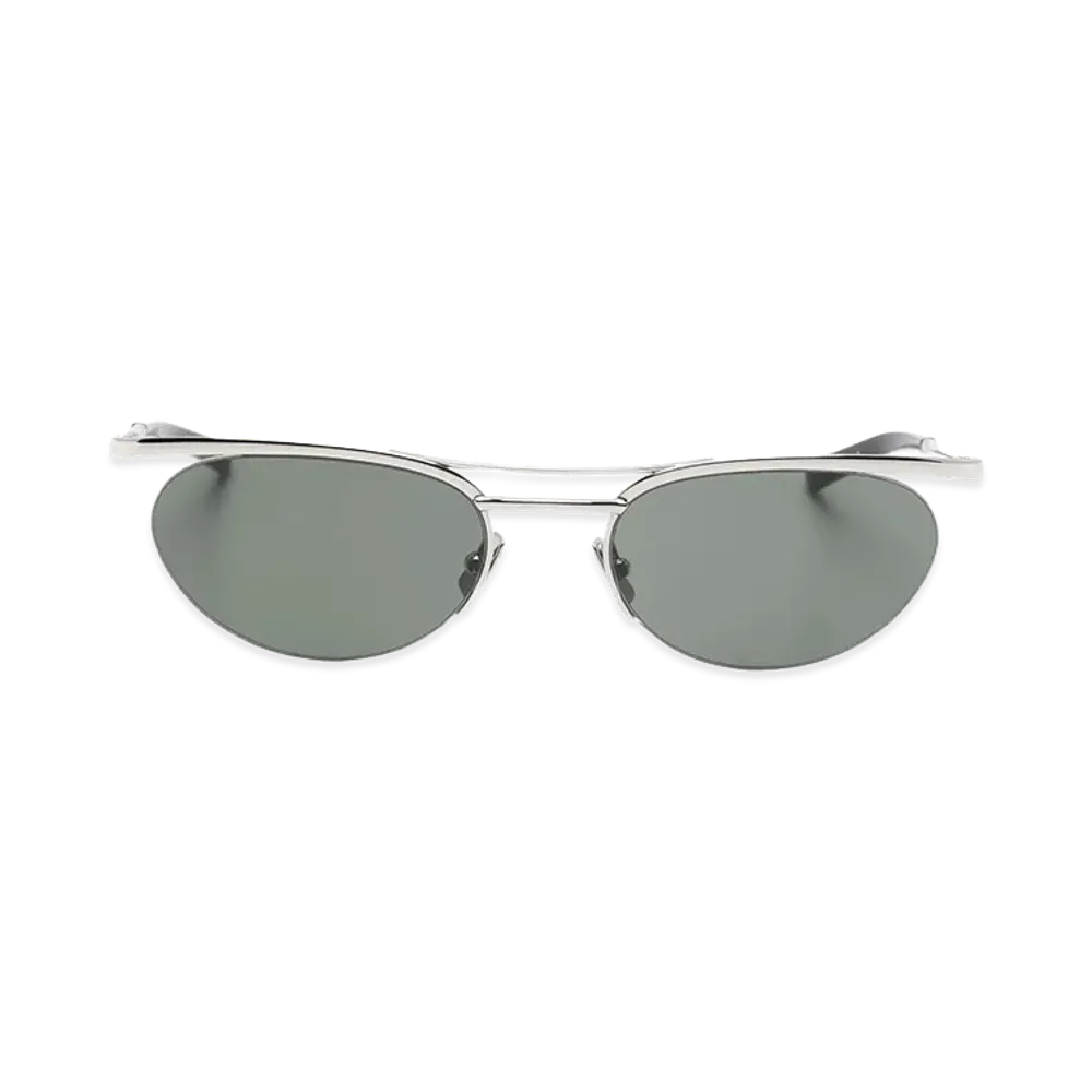 Saint Laurent Women's Metal Sl 862 Sunglasses "Silver"