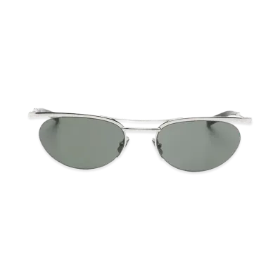 Saint Laurent Women's Metal Sl 862 Sunglasses "Silver"