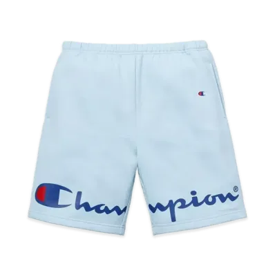 Supreme x Champion Sweatshort "Light Blue"
