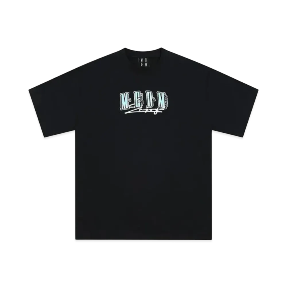 MR. ENJOY DA MONEY Four Character Logo Basic Short Sleeves "Black"