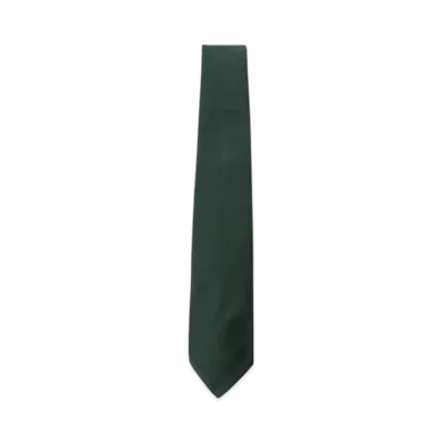 BEAMS Silk Tie Rep "DarkGreen"