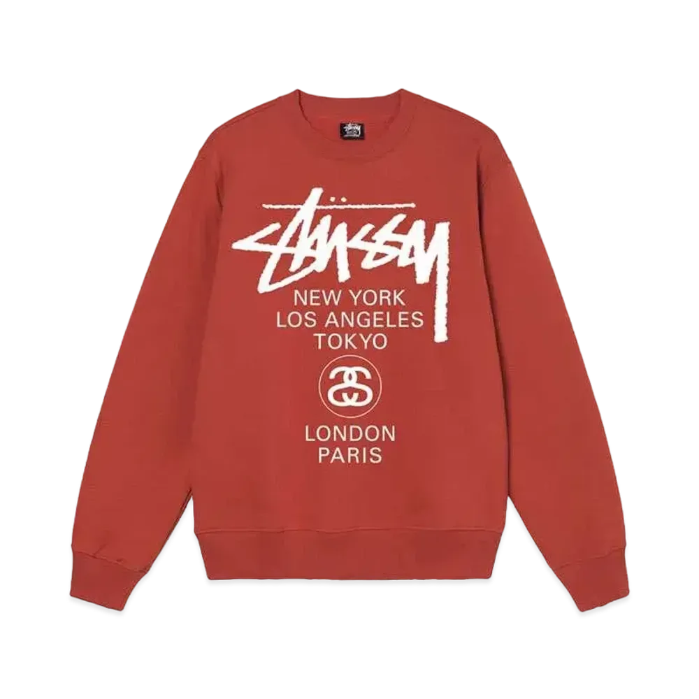 Stussy WORLD TOUR CREW "Brick"