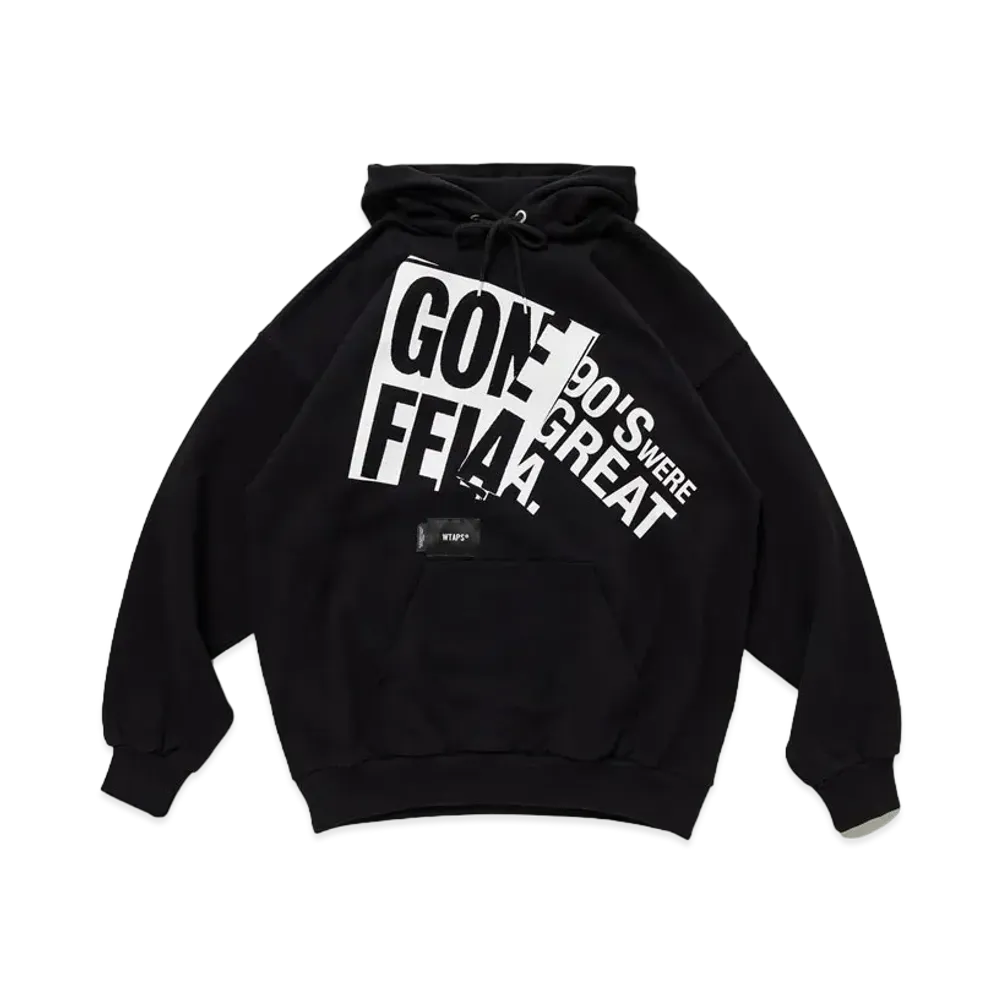 WTAPS Pasthg / Hoody / Cotton "Black"