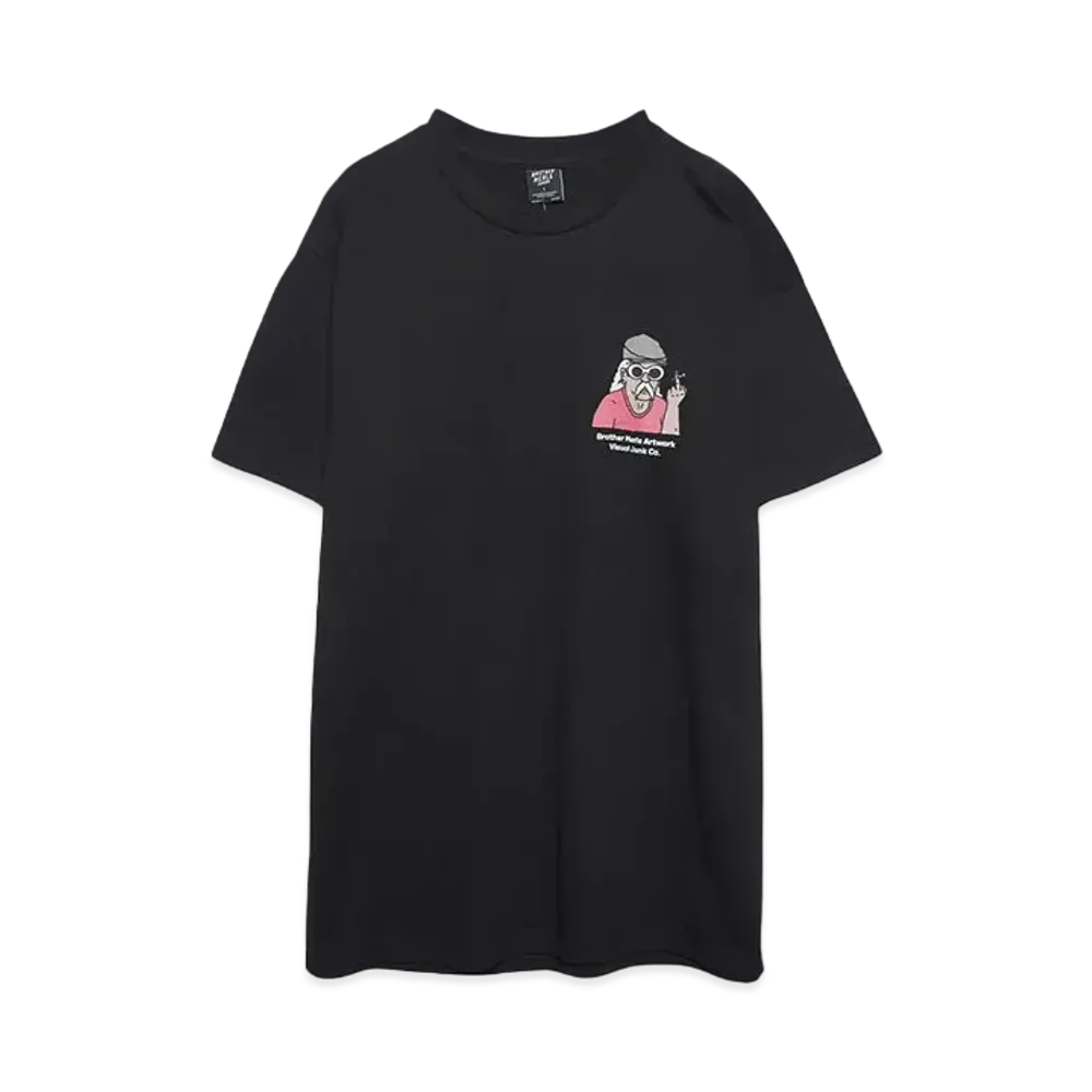 BROTHER MERLE Men's Knit S/S Crew T-Shirt - Reggie "Black"
