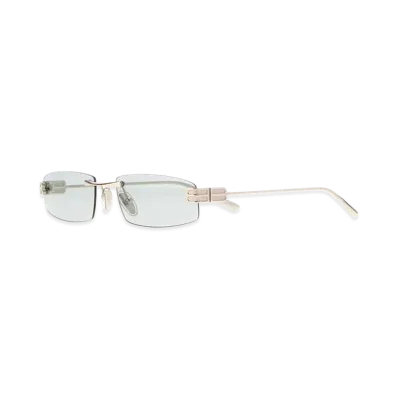 BALENCIAGA Women's Metal Gossip Sunglasses "Silver"