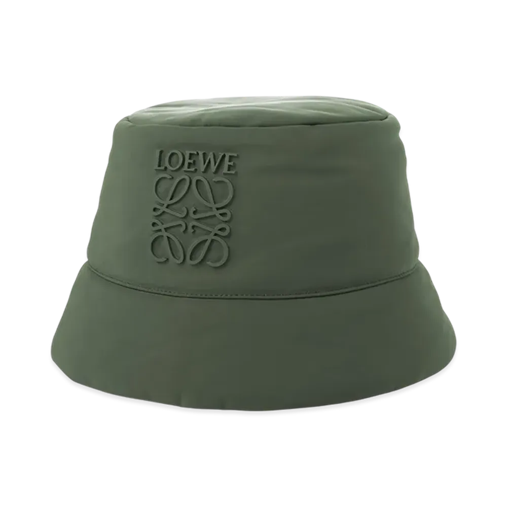 LOEWE Puffy Bucket Hat "Khaki Green"