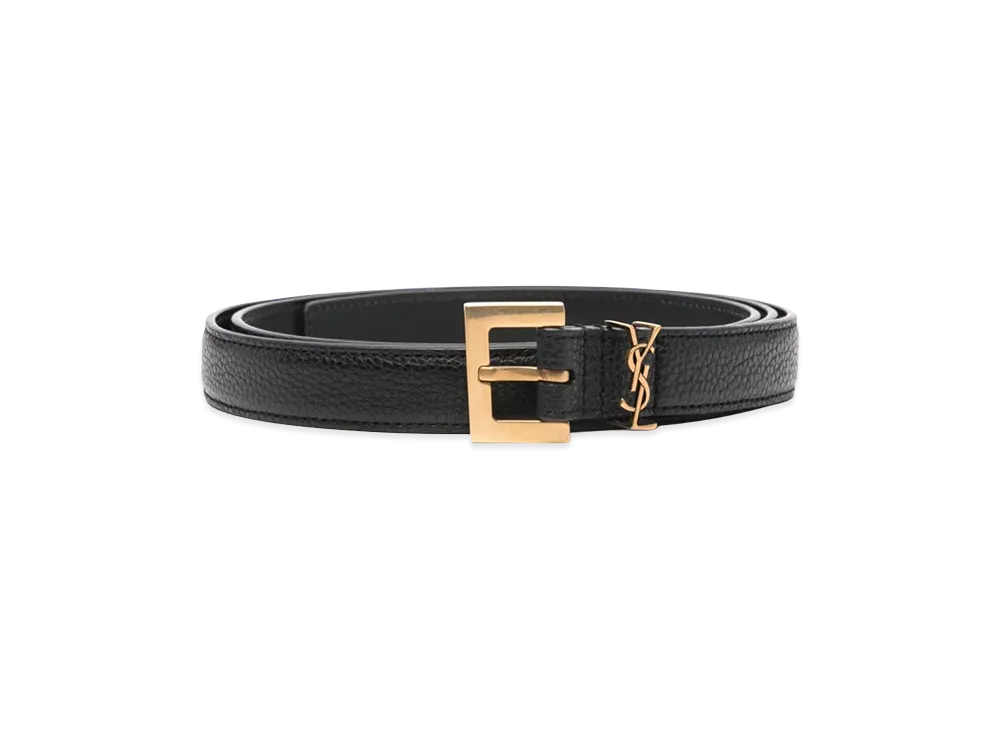 Saint Laurent 'Ysl' Belt "Black"