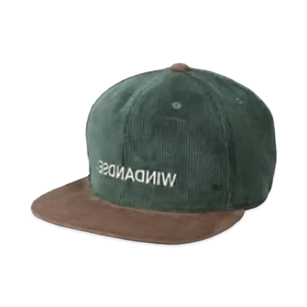 WIND AND SEA Corduroy Cap "Green"