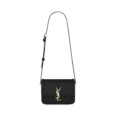 Saint Laurent Solferino Small Satchel In Box Saint Laurent Leather "Black"
